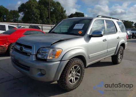 2007 Toyota Sequoia Limited V8 from USA, damaged, VIN 5TDBT48A77S286733